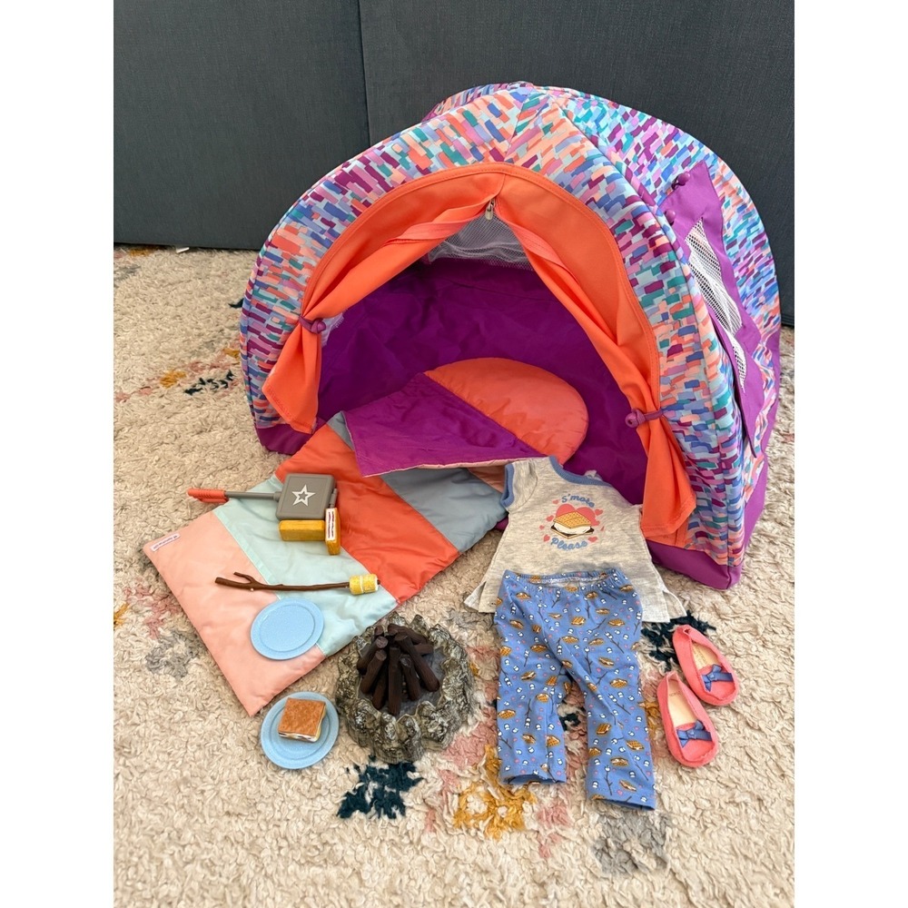 American Girl S'more Fun Camping Set & Pajamas Set